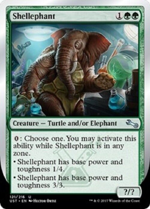 MTG MTG 1X Shellephant  NM Unstable card Magic The Gathering