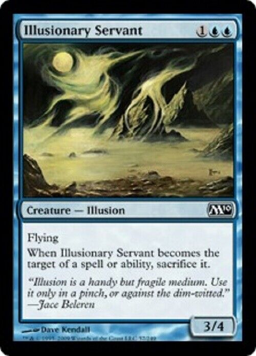 MTG MTG 4x Illusionary Servant M10 Magic 2010  Card Magic The Gathering Pauper