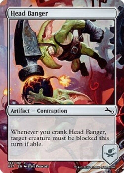 MTG MTG 4X Head Banger Unstable cards Magic the Gathering