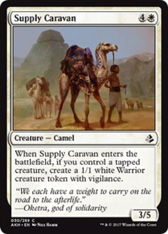 MTG MTG 4x Supply Caravan Amonkhet  cards Magic The Gathering