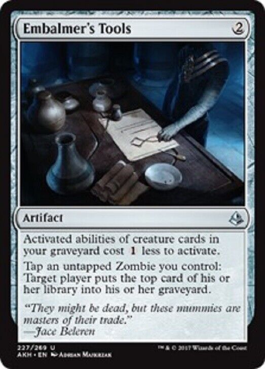 MTG Mtg x1  Embalmer's Tools Amonkhet Magic the Gathering card