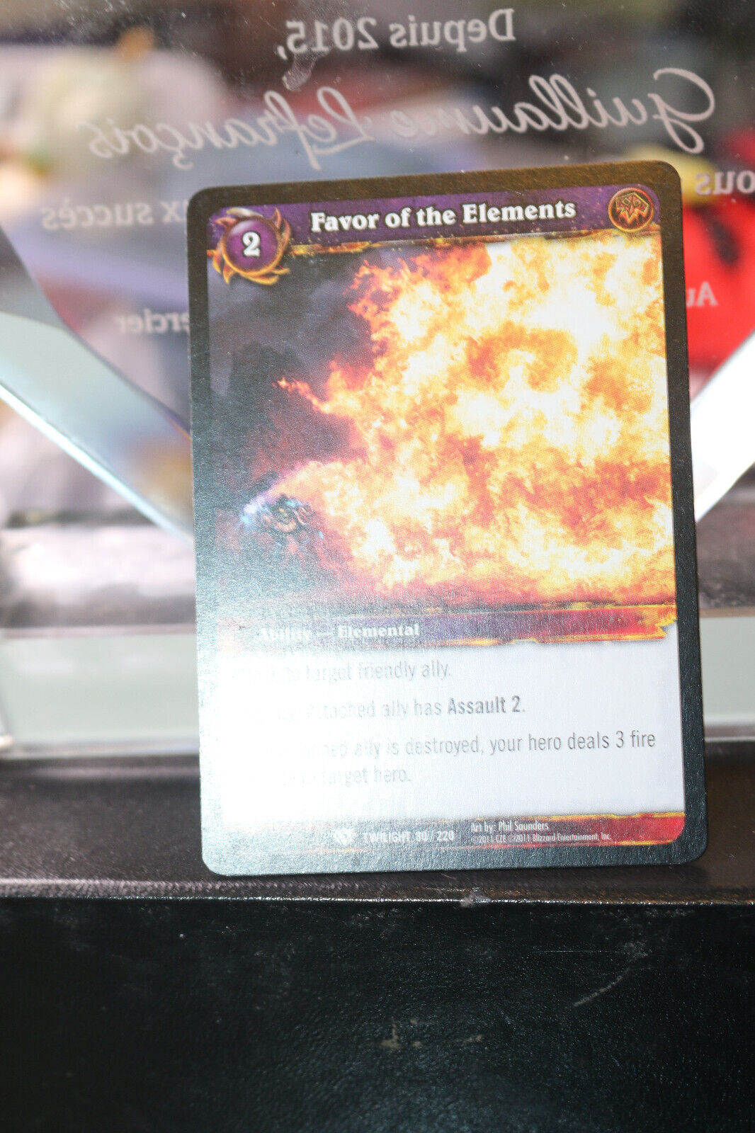 Favor Of The Elements-Twilight Of Dragons-World Of Warcraft Tcg Wow