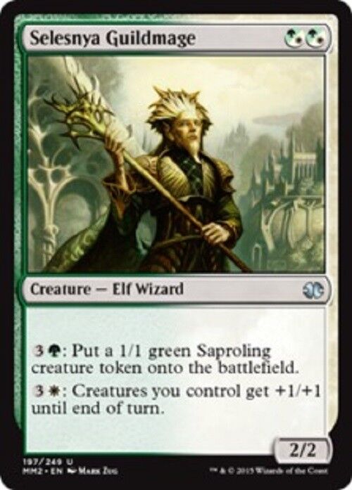 MTG MTG 1x Selesnya Guildmage Modern Masters 2015 Edition Magic The Gathering card