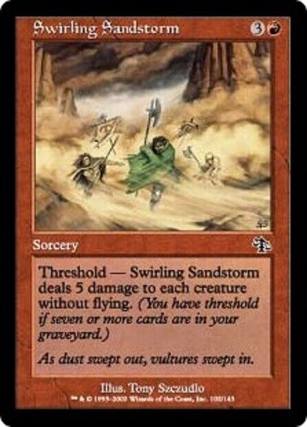MTG MTG 1x  Swirling Sandstorm Judgment  Magic The Gathering
