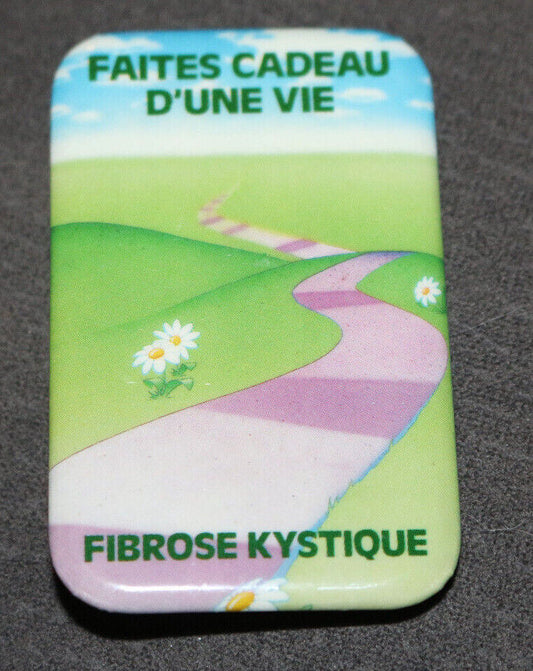 Faites Cadeau D'Une Vie Fibrose Kystique Québec Buttons Pin Back Macaron Vintage