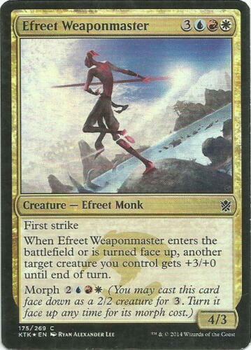 MTG MTG 1x  Efreet Weaponmaster Foil Khans of Tarkir Magic The Gathering