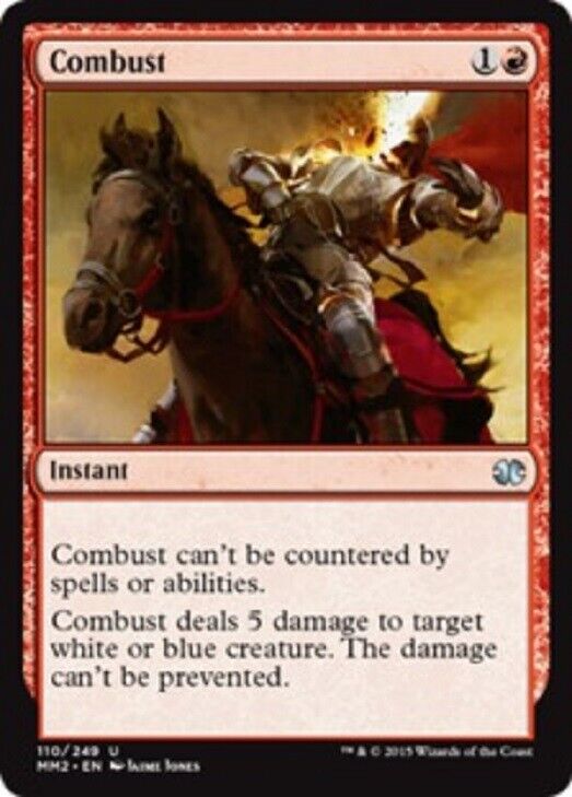 MTG MTG 1x  Combust Modern Masters 2015 Edition Magic the Gathering card