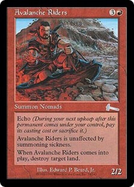 MTG MTG 1x  Avalanche Riders Urza's Legacy  Magic The Gathering