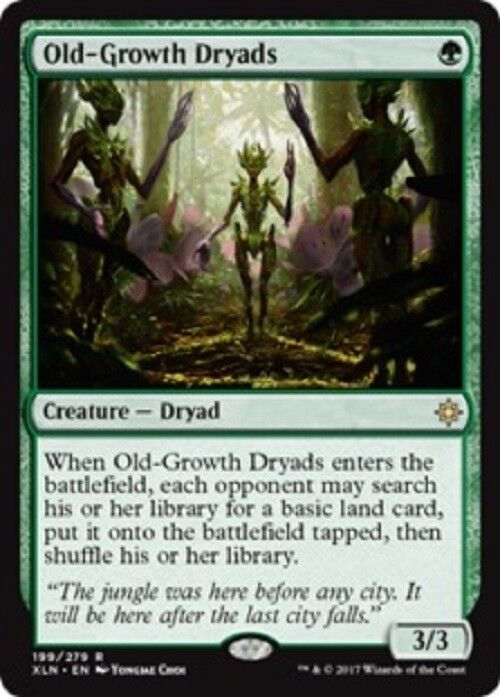 MTG Old-Growth Dryads Ixalan Card MTG Commander Commander