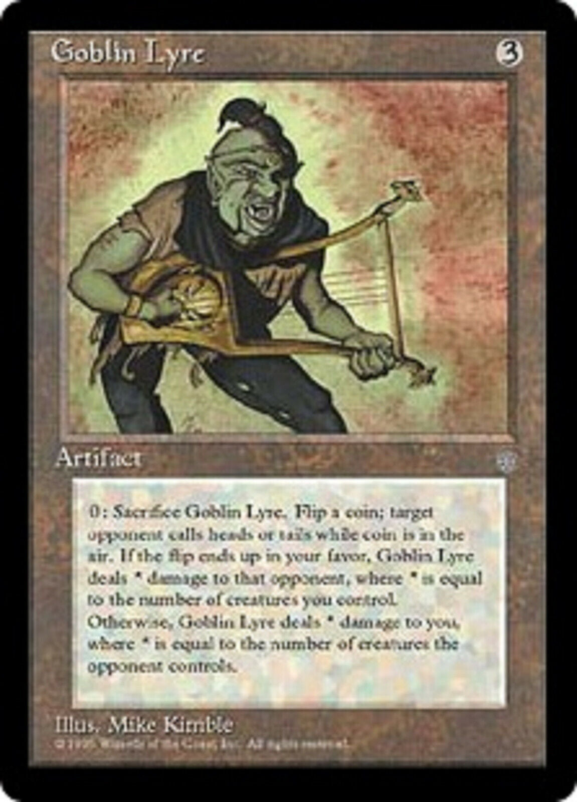 MTG 1x Goblin Lyre Ice Age card MTG Magic the Gathering