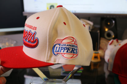 Los Angeles Clippers Adjustable Nba Basket Ball Strapback Hat Cap 12/12 Red