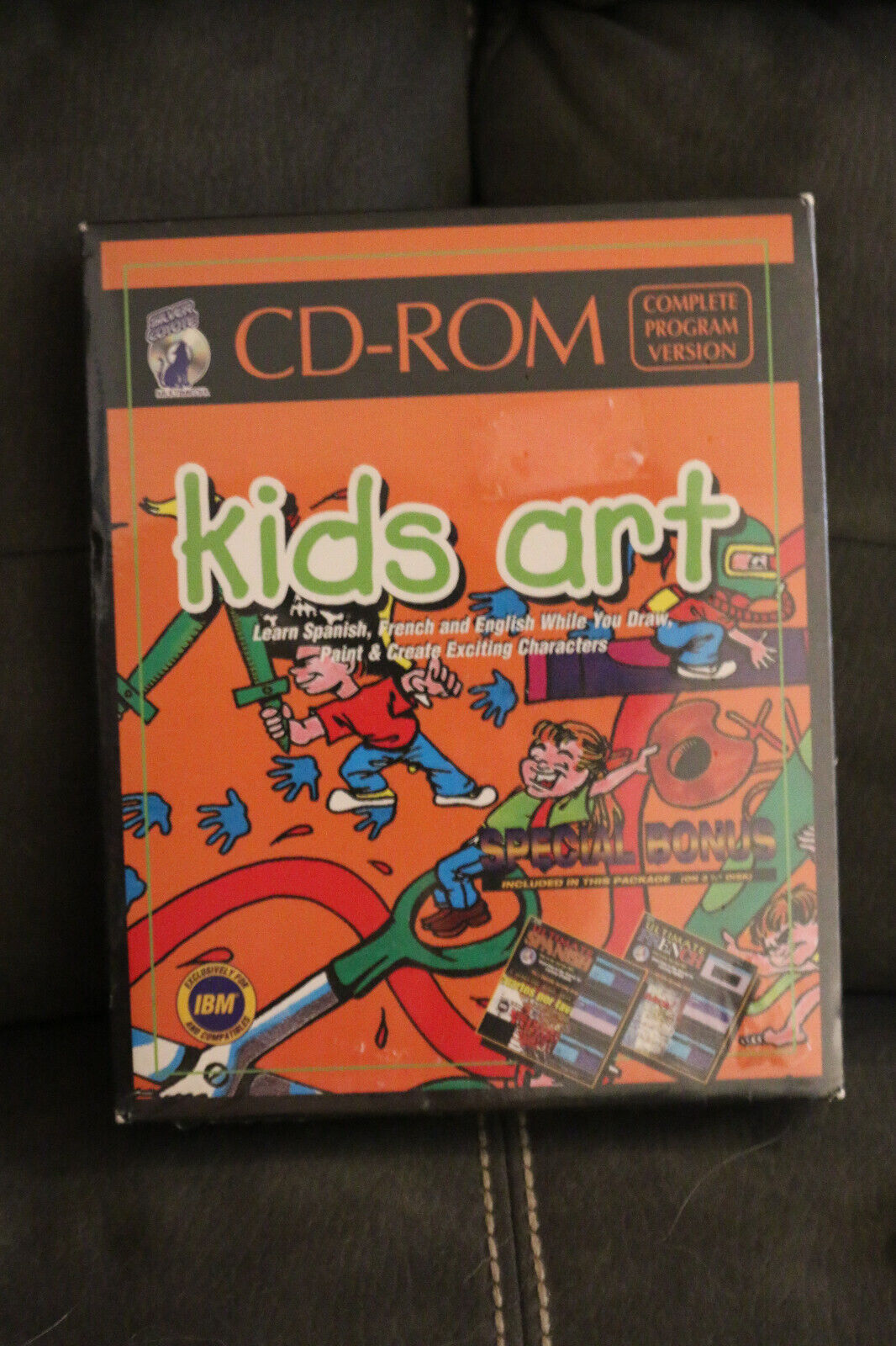 Kids Art Cd-Rom Sealed Game Ms-Dos 3.1 Or Higher . 3.5 Disks Brand New