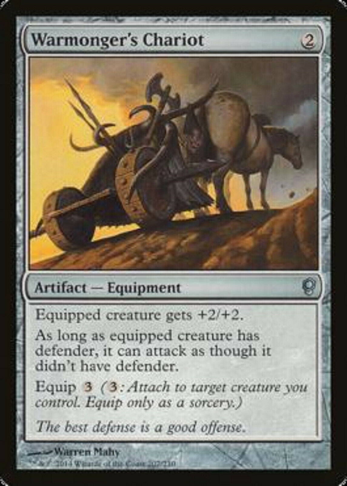 MTG MTG 1x Warmonger's Chariot Conspiracy Magic the Gathering card