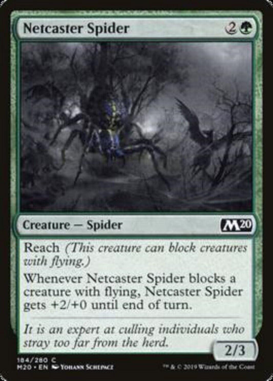 MTG MTG 4x Netcaster Spider Core Set 2020 cards Magic The Gathering