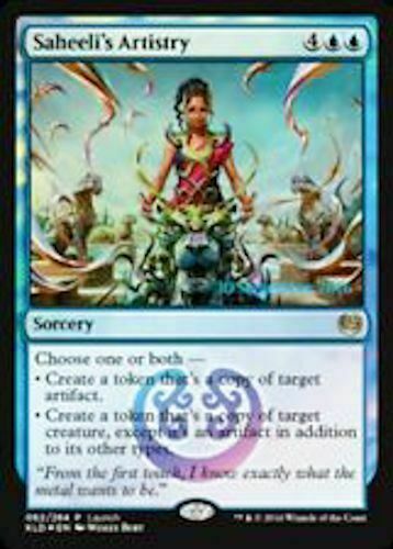 MTG MTG 1x Saheeli's Artistry Foil NM Pre-Release Promos english Magic Gatherin rare