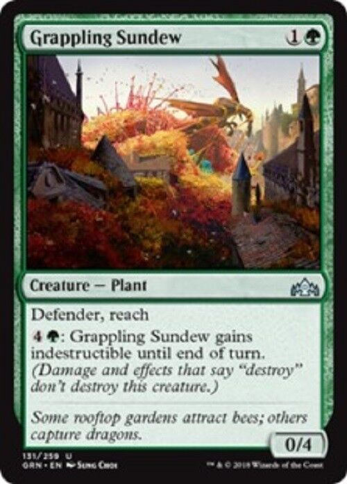 MTG 1x Grappling Sundew Guilds of Ravnica Card MTG Commander Pauper