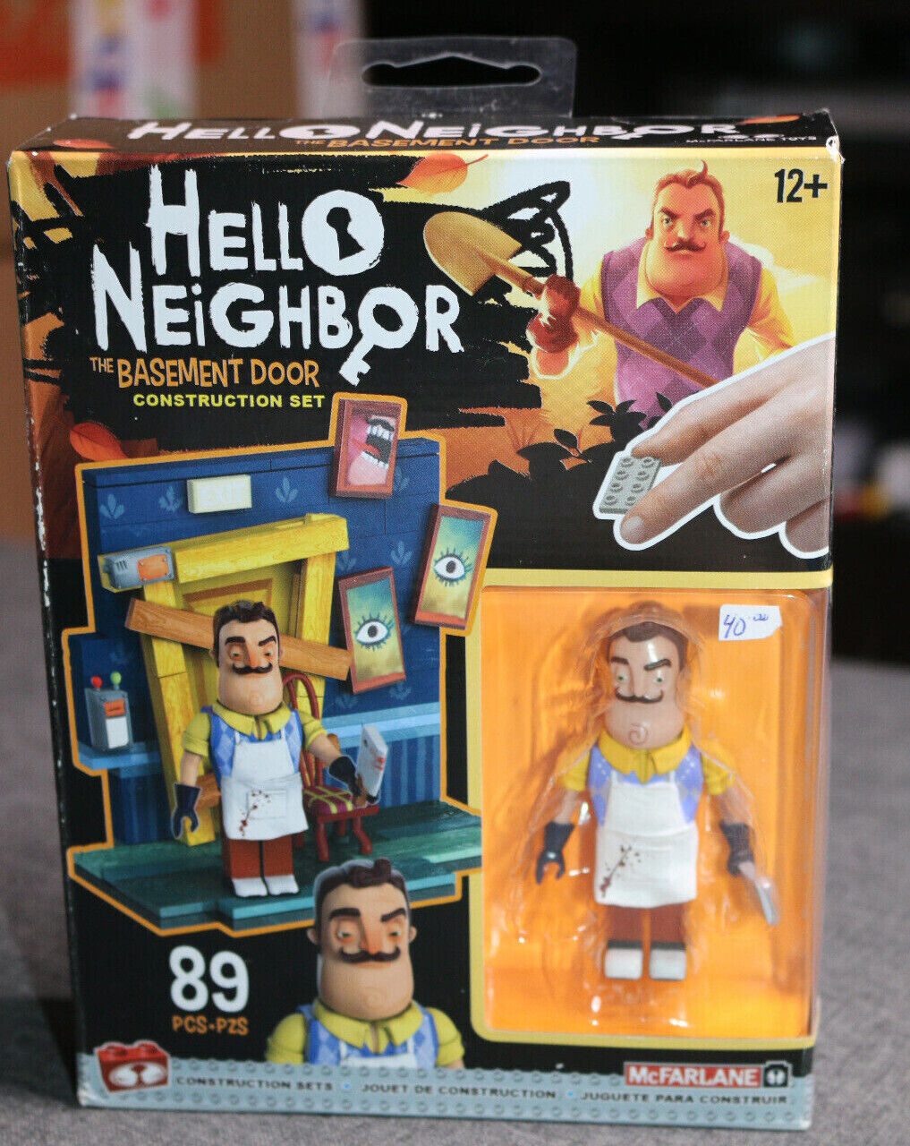 Hello Neighbor The Basement Door Construction Set Mcfarlane 89 Pieces