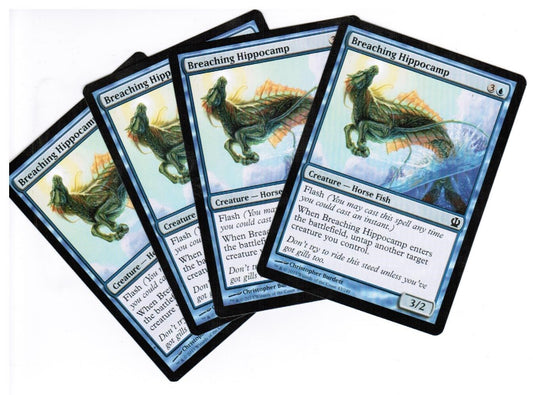 MTG MTG Breaching Hippocamp Theros  X4 4x Magic the GAthering cards