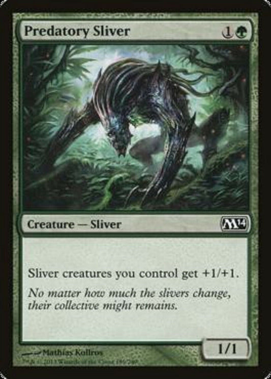 MTG MTG 1x Predatory Sliver Magic 2014 Core Set card Magic The Gathering