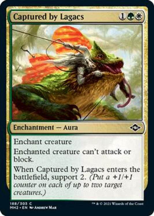 MTG MTG 4x Captured by Lagacs Modern Horizons 2 card Magic Gathering