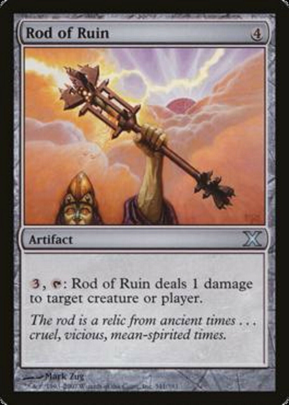 MTG MTG 1x Rod of Ruin Tenth Edition Magic the Gathering card