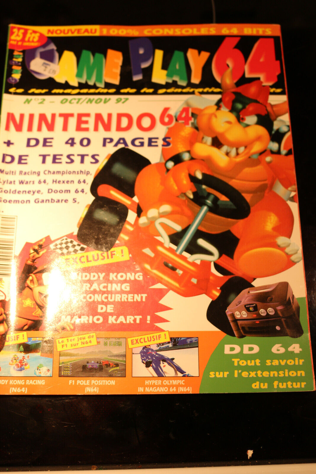 Magazine Nintendo 64 Game Play 64 Jeux Video Consoles Game Boy Mario Kart #2