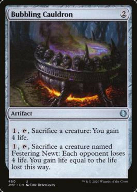 MTG MTG 1x  Bubbling Cauldron Jumpstart  Magic the Gathering card