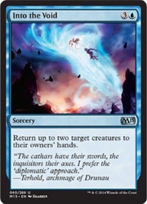 MTG MTG 1x Into the Void M15 Magic 2015 Core Set  Card Magic The Gathering