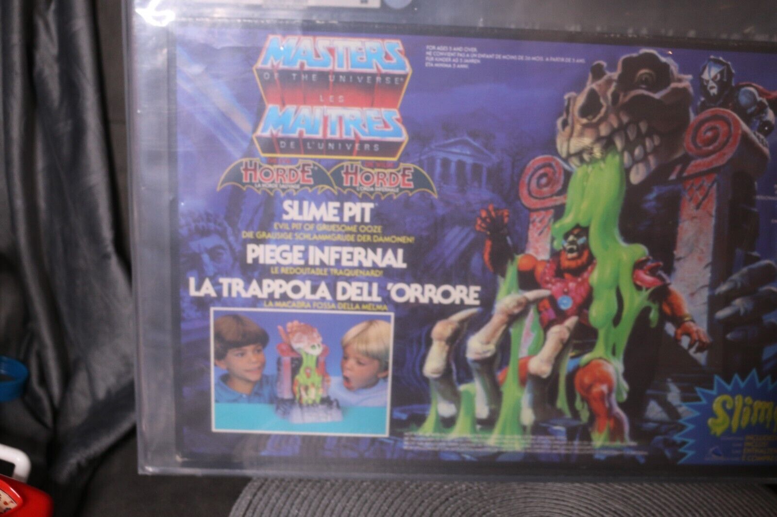 Rare Motu 1985 Slime Pit Masters Universe Misb He Man Sealed Mint Box