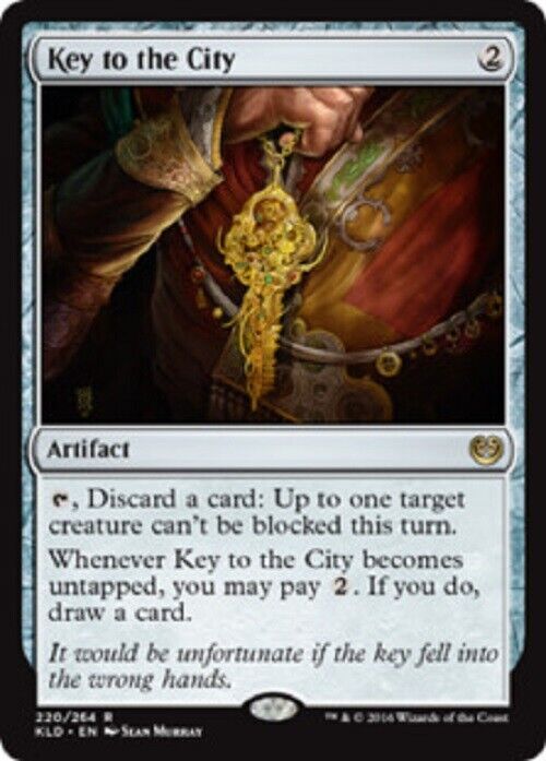 MTG MTG 1x  Key to the City rare Kaladesh Card Magic The Gathering