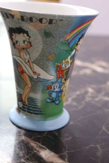 Rainbow Christmas Gift Betty Boop Mug Cup De Voyage En Céramique Blanc Ceramic