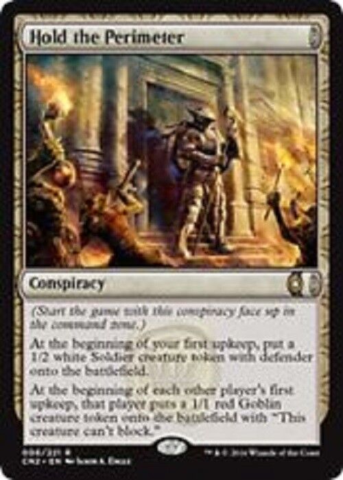 MTG 1x Hold the perimeter Conspiracy Take the Crown Mtg Magic The Gathering Card