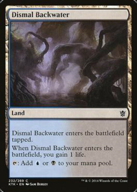 MTG MTG 4x  Dismal Backwater Khans of Tarkir cards Magic the gathering