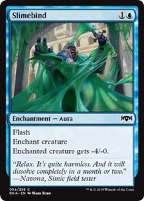 MTG MTG 4x SLIMEBIND Ravnica Allegiance Cards Magic The Gathering NM