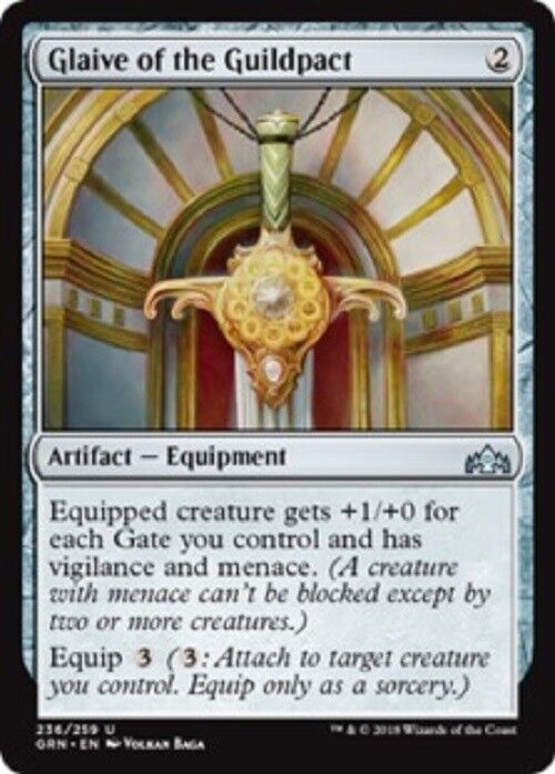 MTG Glaive of the Guildpact Guilds of Ravnica Card MTG Commander Pauper