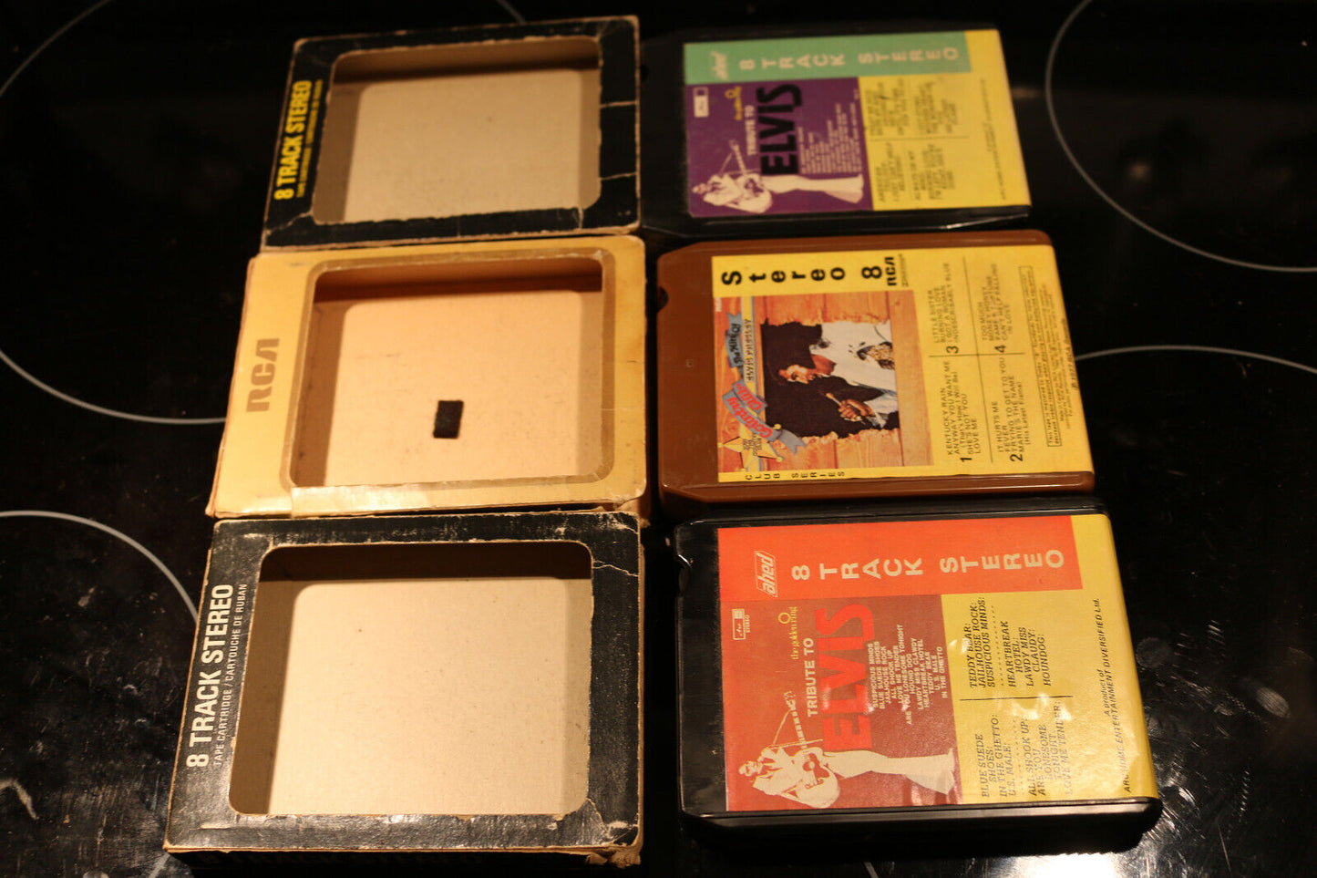 Rare Vintage Elvis Presley 8-Track Lot Of 3 Stereo Rca Concert Music Tape