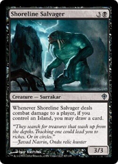 MTG MTG 1x Shoreline Salvager Worldwake card Magic The Gathering pauper Commander