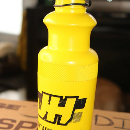 Yellow Jh La Montagne Water Bottle Yellow And Black Gym Exercise