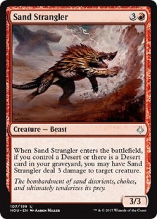 MTG MTG 1x Sand Strangler Hour of Devastation Card Magic The Gathering