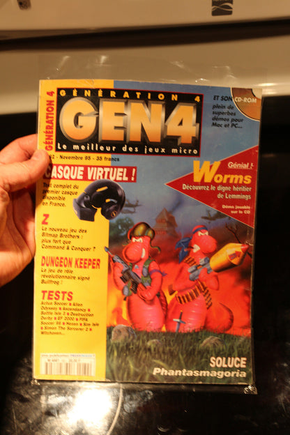 Magazine Game Génération 4 #82 Gen4 Worms Casque Virtuel Phantasmagoria 2/ Bag