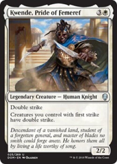 MTG Kwende, Pride of Femeref Dominaria Unpplayed card NM MTG Magic Pauper