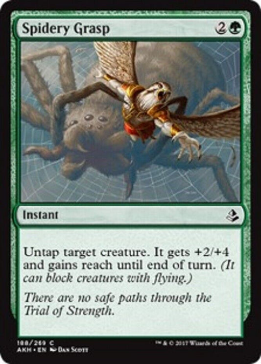 MTG MTG 4x Spidery Grasp Amonkhet  cards Magic The Gathering