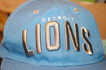 New Era Nfl Detroit Lions Team Blue Adjustable Flex Cap Hat Budweiser Beer