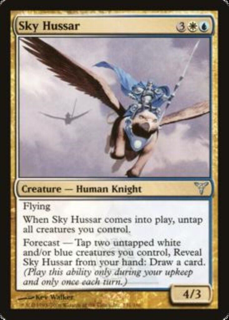 MTG MTG 1x  Sky Hussar Dissension Card Magic The Gathering