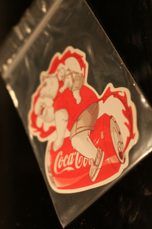 Coca Cola Vintage Stickers Decals Bear Can Laptop Window Bumper Door #99