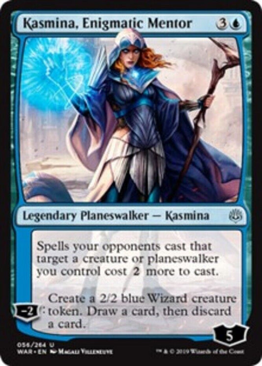 MTG MTG 1x  Kasmina, Enigmatic Mentor War of the Spark Card Magic The Gathering NM