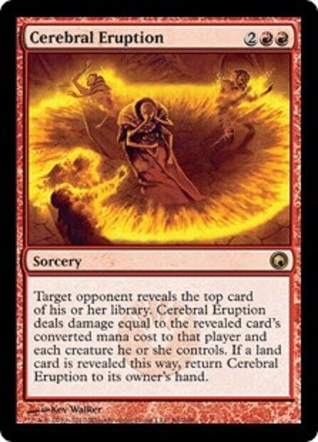 MTG MTG 1x   Cerebral Eruption Scars of Mirrodin  Magic The Gathering