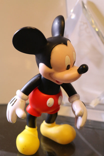 Walt Disney Mickey Mouse Action Figure Toy Rare - 7" Tall - W548-1034-6-12109