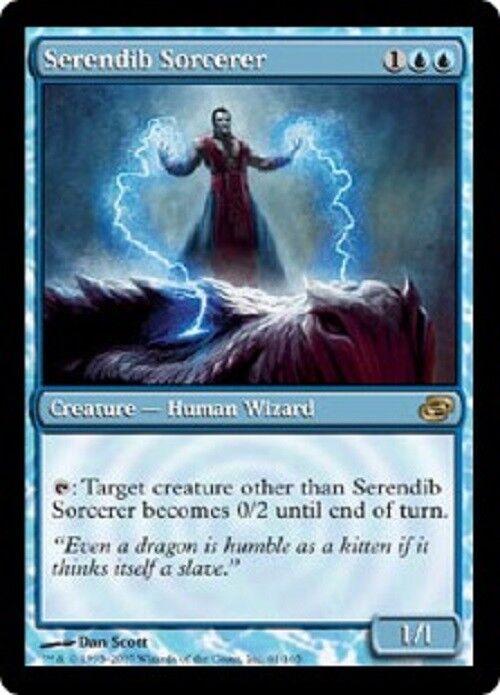 MTG MTG 1x Serendib Sorcerer Planar Chaos  Magic The Gathering card