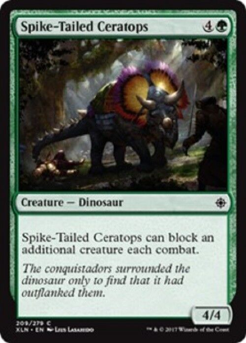 MTG MTG 1x Spike-Tailed Ceratops FOIL Ixalan Card Magic The Gathering